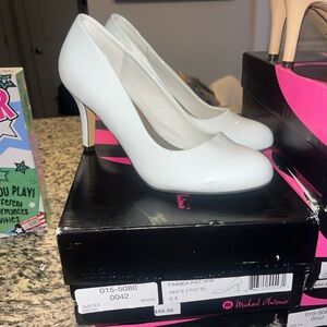 Michael Antonio Classic White Heels